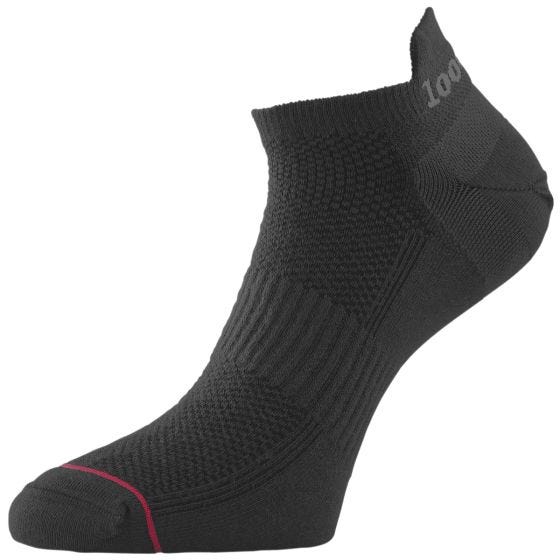 Skarpety 1000 Mile Trainer Liner Sportowe Stopki Czarne