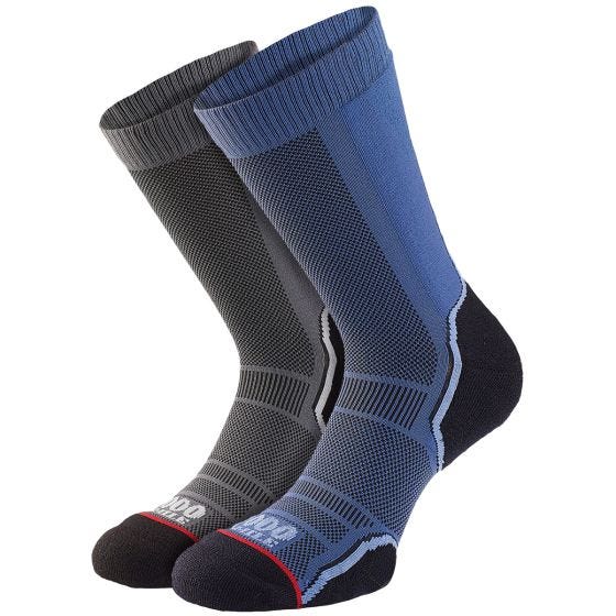 Skarpety 1000 Mile Treck Single Layer 2 Szt. Navy/Charcoal