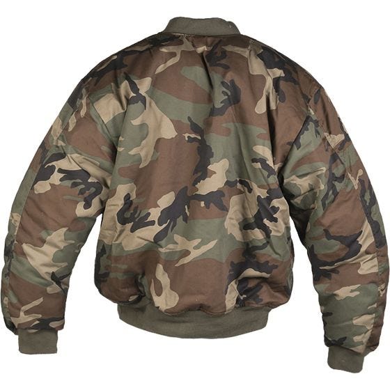 Kurtka Flek Mil-Tec MA-1 Woodland
