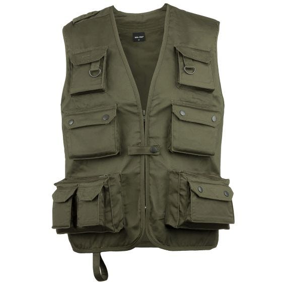 Kamizelka Wędkarska Mil-Tec Fishing Oliwkowa