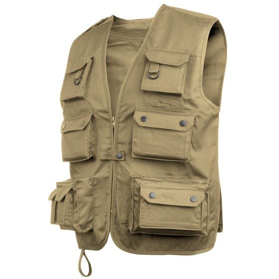 Kamizelka Wędkarska Mil-Tec Fishing Khaki