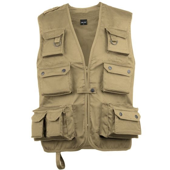 Kamizelka Wędkarska Mil-Tec Fishing Khaki