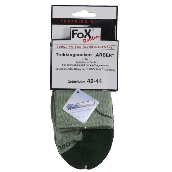 Skarpety Fox Outdoor Arber Trekking Oliwkowe