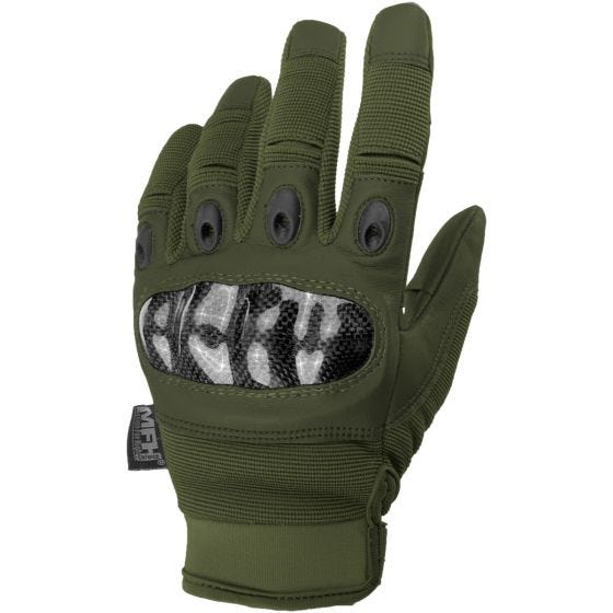 Rękawice Taktyczne MFH Mission OD Green