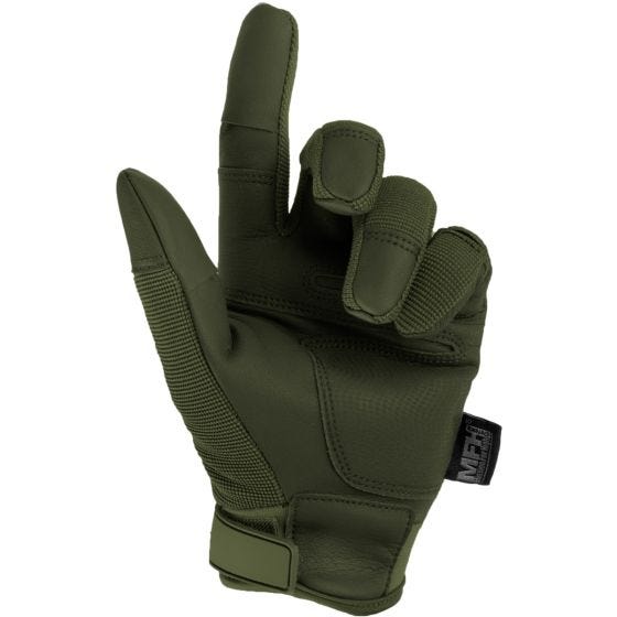 Rękawice Taktyczne MFH Mission OD Green