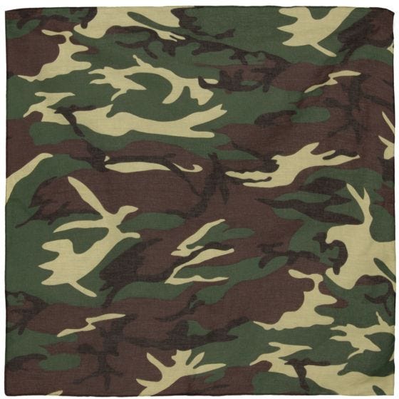 Chusta MFH Bandana Woodland