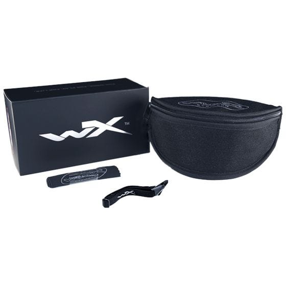 Okulary Taktyczne Wiley X WX Rogue Comm - Zestaw 3 Wymiennych Wizjerów - Czarne