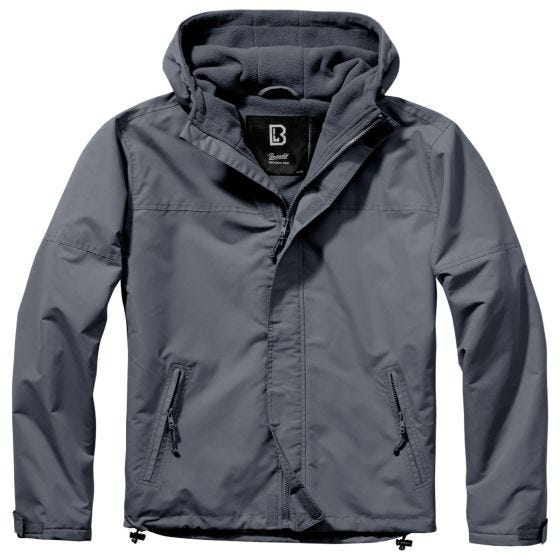 Kurtka Brandit Windbreaker Front Zip Anthracite