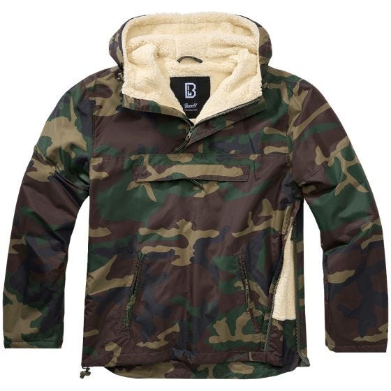 Kurtka Brandit Windbreaker Sherpa Woodland