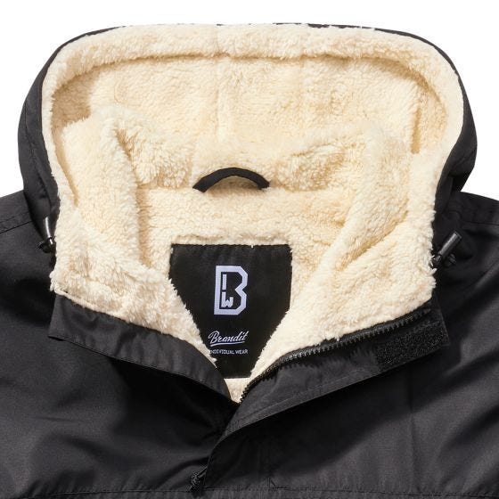 Kurtka Brandit Windbreaker Sherpa Czarna