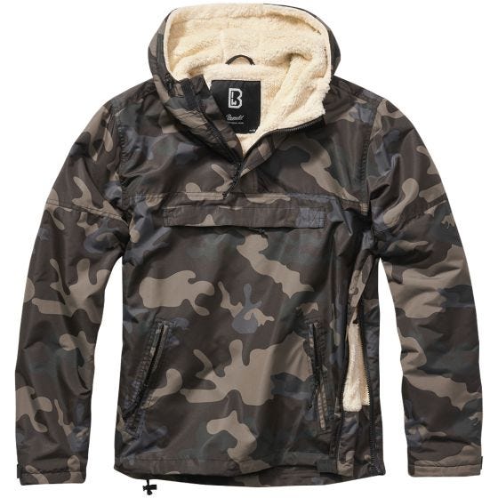 Kurtka Brandit Windbreaker Sherpa Dark Camo