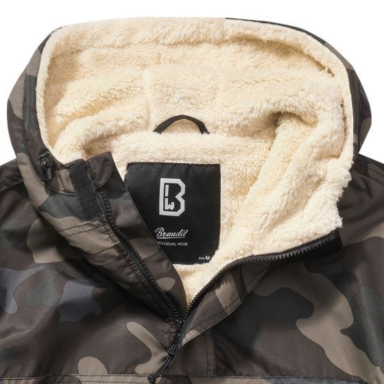 Kurtka Brandit Windbreaker Sherpa Dark Camo