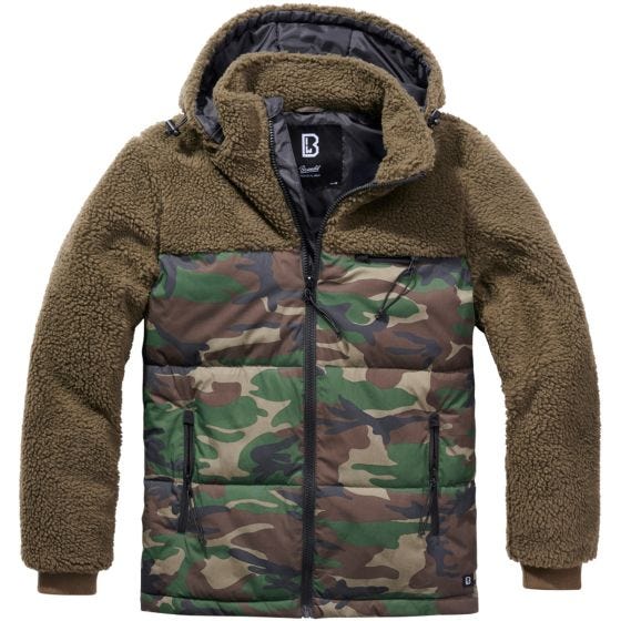 Kurtka Brandit Jackson Teddyfleece Oliwkowa / Woodland