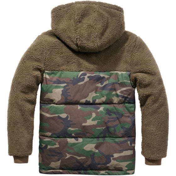 Kurtka Brandit Jackson Teddyfleece Oliwkowa / Woodland