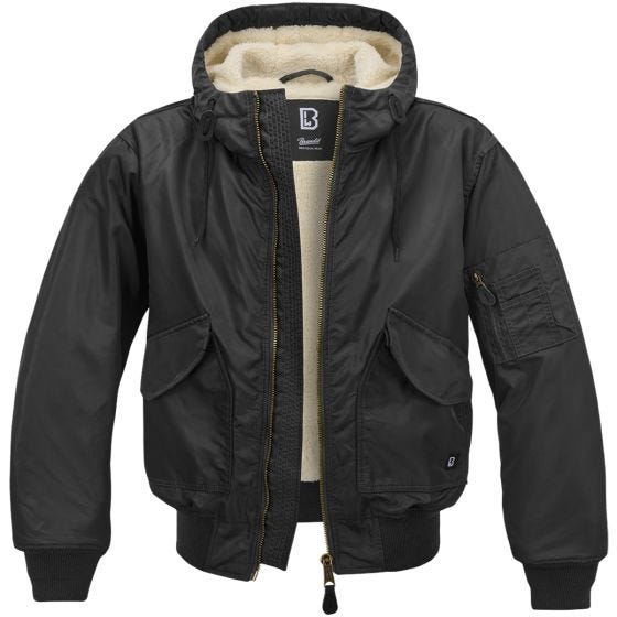 Kurtka Brandit CWU Hooded Czarna