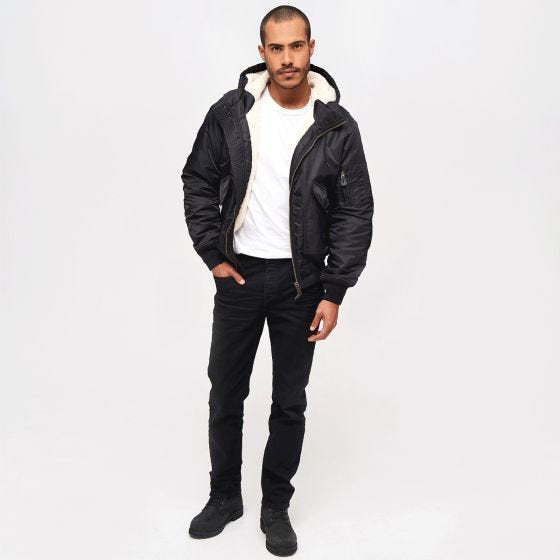 Kurtka Brandit CWU Hooded Czarna