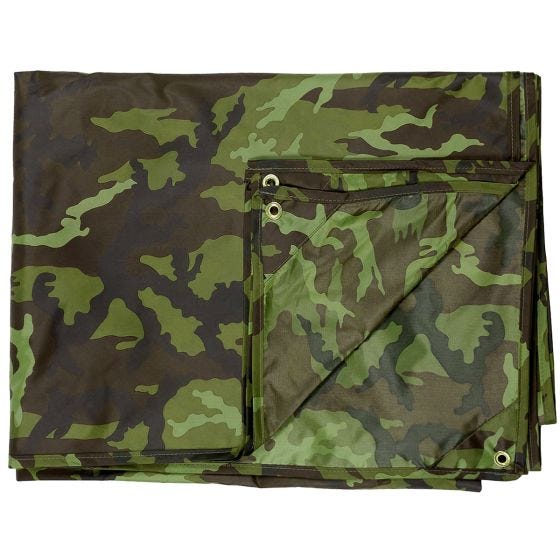 Płachta Biwakowa MFH Tarpaulin 'Tarp' 500x600cm Czech Woodland