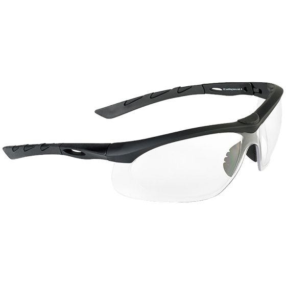 Okulary Taktyczne Swiss Eye Lancer - Clear - Czarne