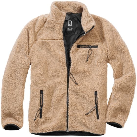 Kurtka Polarowa Brandit Teddyfleece Camel
