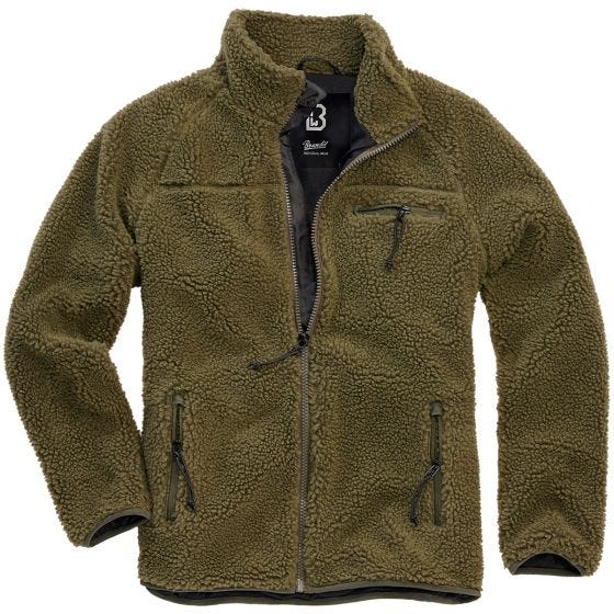 Kurtka Polarowa Brandit Teddyfleece Oliwkowa
