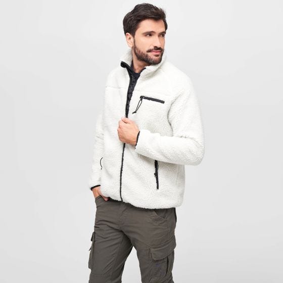 Kurtka Polarowa Brandit Teddyfleece Biała