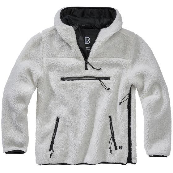 Polar Brandit Teddyfleece Worker Pullover Biały