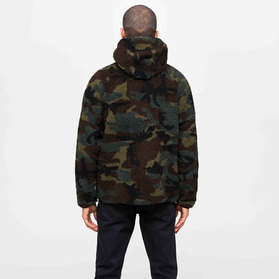 Kurtka Polarowa Brandit Teddyfleece Worker Woodland
