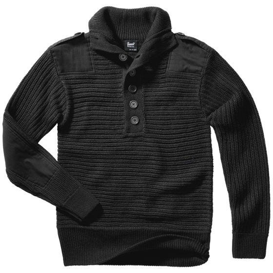 Sweter Brandit Alpin Pullover Troyer Czarny