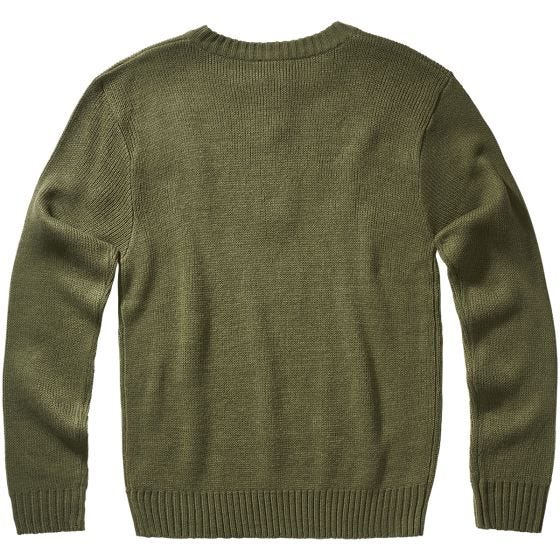 Sweter Brandit Armee Pullover Troyer Oliwkowy