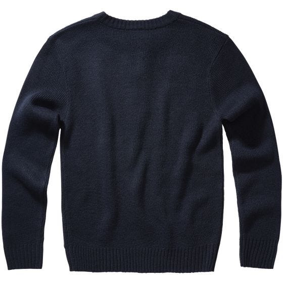 Sweter Brandit Armee Pullover Troyer Granatowy