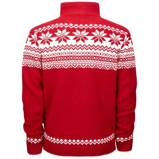 Sweter Brandit Troyer Norweger Pullover Czerwony