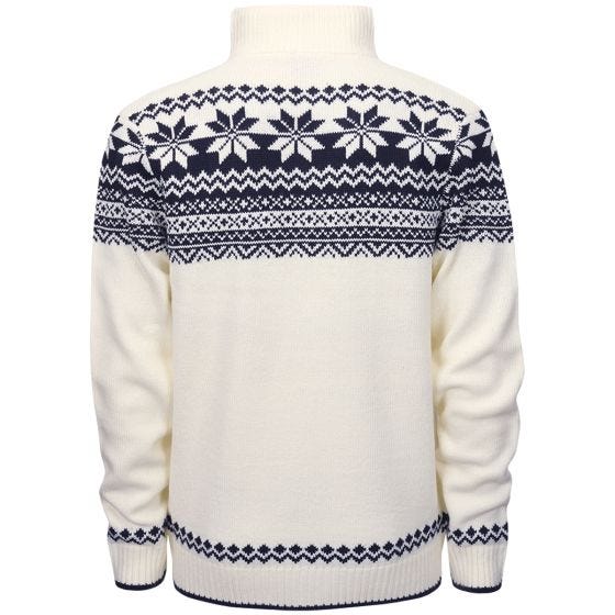 Sweter Brandit Cardigan Norweger Biały