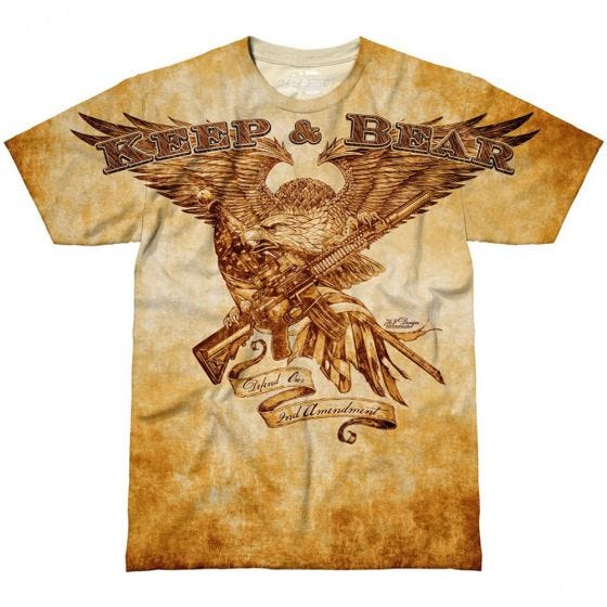 Koszulka T-shirt 7.62 Design Keep & Bear Natural