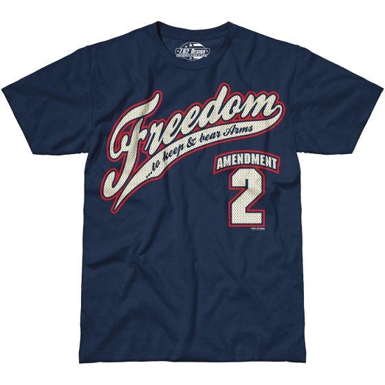 Koszulka T-shirt 7.62 Design 2nd Amendment Freedom Navy Blue