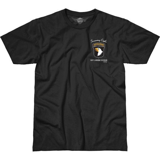 Koszulka T-shirt 7.62 Design Army 101st Airborne Screaming Eagle Battlespace Czarna
