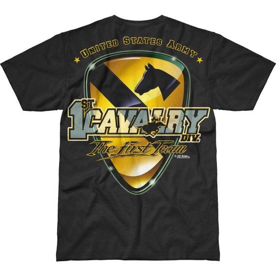 Koszulka T-shirt 7.62 Design Army 1st Cavalry First Team Battlespace Czarna