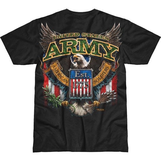 Koszulka T-shirt 7.62 Design Army Fighting Eagle Battlespace Czarna