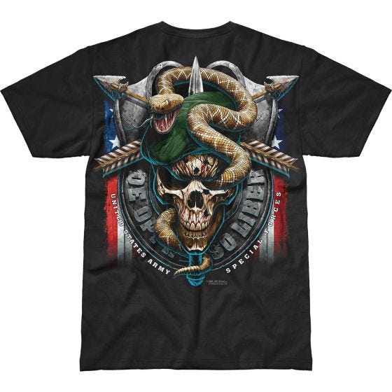 Koszulka T-shirt 7.62 Design Army Specialces Green Beret Battlespace Czarna