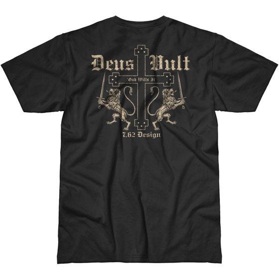 Koszulka T-shirt 7.62 Design Deus Vult Czarna