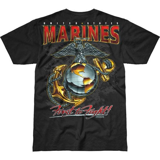 Koszulka T-shirt 7.62 Design USMC Eagle, Globe & Anchor Battlespace Czarna