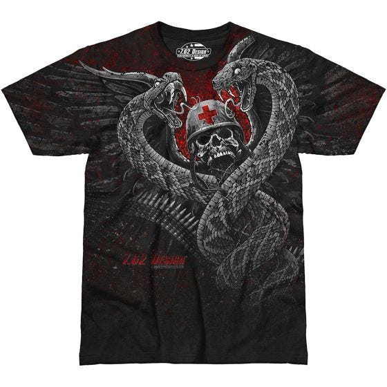 Koszulka T-shirt 7.62 Design Tactical Medical Operators Fight Your Enemies Czarna