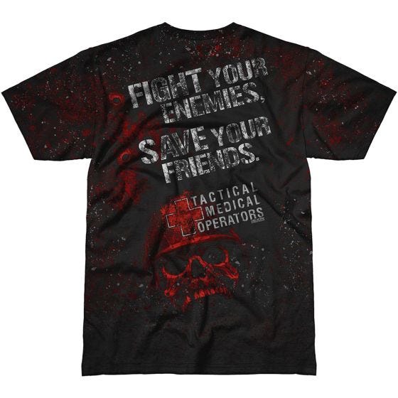 Koszulka T-shirt 7.62 Design Tactical Medical Operators Fight Your Enemies Czarna
