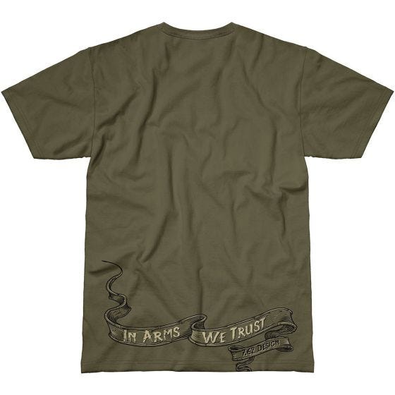 Koszulka T-shirt 7.62 Design In Arms We Trust Military Green