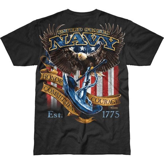 Koszulka T-shirt 7.62 Design USN Fighting Eagle Battlespace Czarna