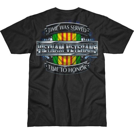 Koszulka T-shirt 7.62 Design Vietnam Veterans Time Served Battlespace Czarna
