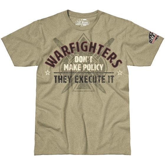 Koszulka T-shirt 7.62 Design Warfighters Execute Policy Khaki Heather