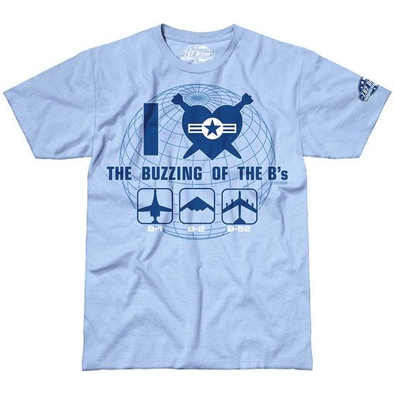 Koszulka T-shirt 7.62 Design The Buzzing of the B's Sky Blue