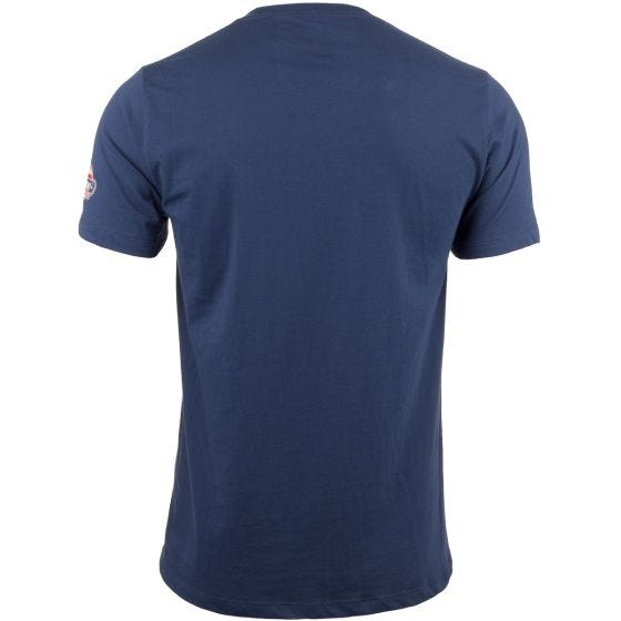 Koszulka T-shirt 7.62 Design Veteran By Choice English Indigo Blue
