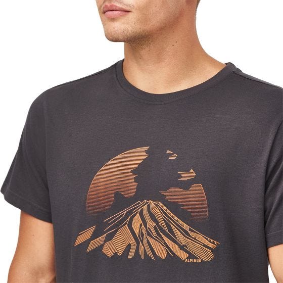 Koszulka T-Shirt Alpinus Active Etna Szara