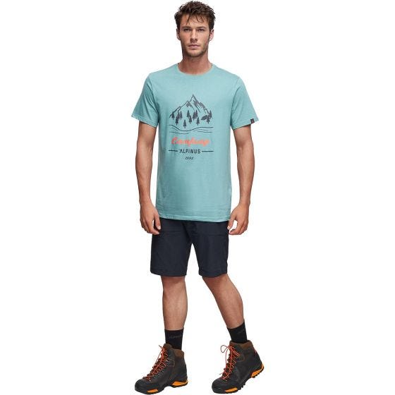 Koszulka T-Shirt Męska Alpinus Active Polaris Miętowa